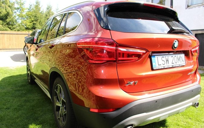 BMW X1 cena 99900 przebieg: 69000, rok produkcji 2019 z Piaski małe 596